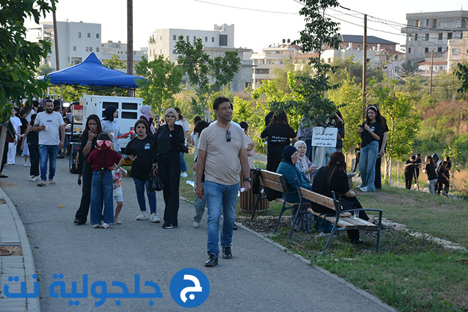 فعاليات باحضان الطبيعة في وادي قانا في جلجولية